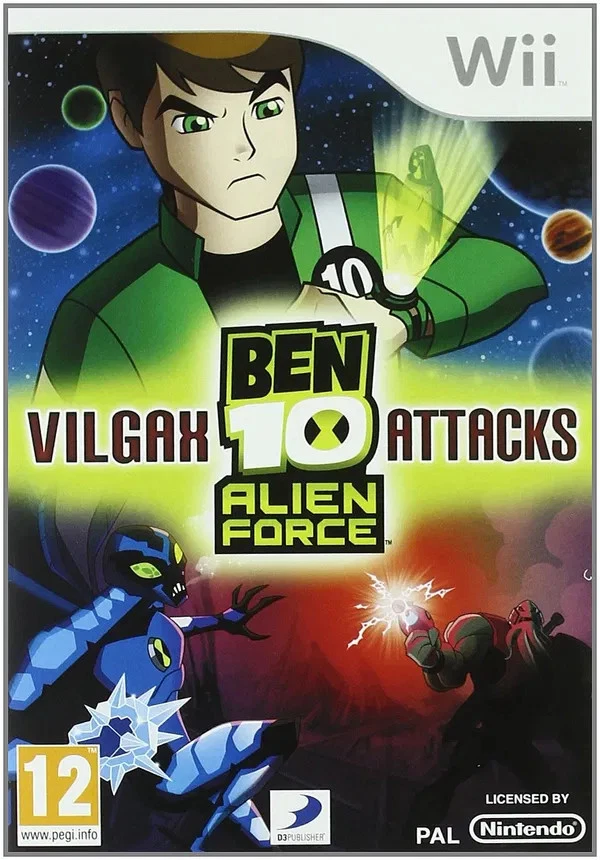 BEN 10 ALIEN FORCE VILGAX ATTACKS NINTENDO WII  AM