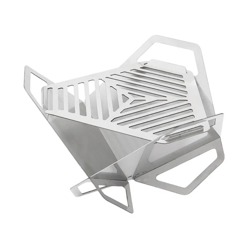 Portable BBQ Grill Stove Outdoor Small Camping Picnics Grill for Picnics Hiking