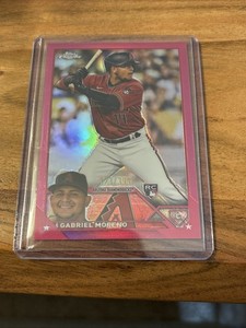 2023 Topps Chrome - Gabriel Moreno #189 Magenta Refractor /399 (RC)