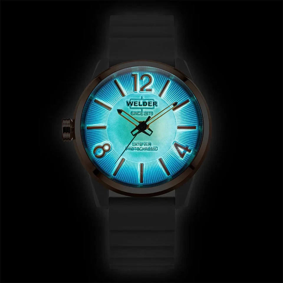 Reloj pulsera para mujer Welder Spark WWRL2018 correa magnética de silicona gris Foto 2 de 4