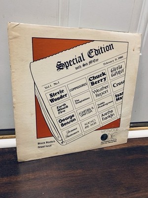 EVELYN KING Special Edition w/ Sid Mccoy Westwood One PROMO Vinyl Lp & Cue Sheet