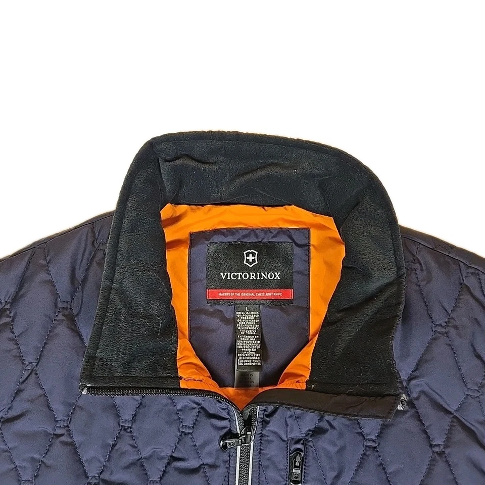 Victorinox - Chaleco ecológico clásico Diamond Pertex azul marino - grande para hombre Foto 2 de 4