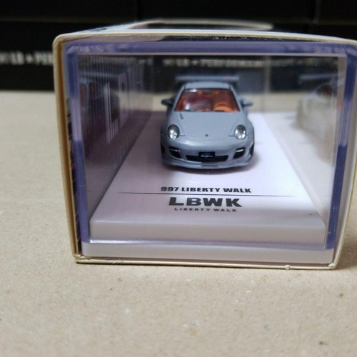 Inno 64 Porsche Lbwk 997 Liberty Walk 1/64 Gray Mini Car With Box Used - Picture 2 of 5