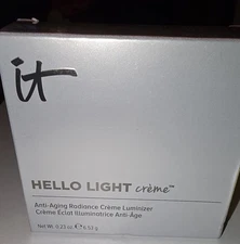IT Hello Light Creme Anti-Aging Luminizer Radiance 0.23 oz  New In Box