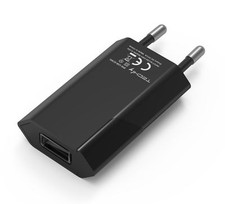 Techly Caricatore USB 1A Compatto Spina Europea Nero