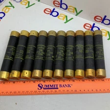 10- PK Cefco  ONE TIME FUSE 60 Amps  600V Class H IR 10k New Lot Of 10
