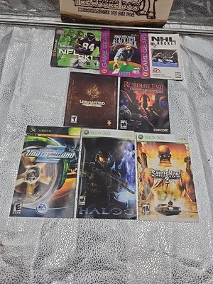 Game Manuals Lot Of 8 Dreamcast, Game Gear, PS3, Xbox, Xbox 360 MANUALS ONLY