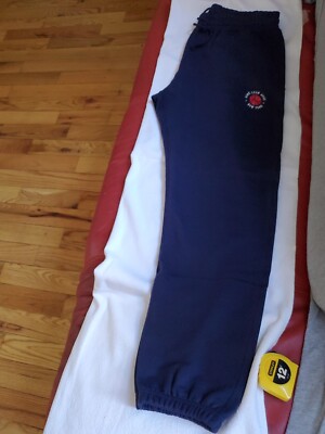  AIME LEON DORE X NEW BALANCE MENS LOGO SWEATPANTS   BLUE  SIZE LARGE