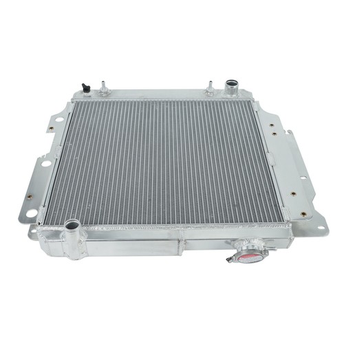 Nuevo radiador de refrigeración de carreras de aluminio completo de 3 filas para Jeep Wrangler 87-06 YJ / TJ - Imagen 5 de 10