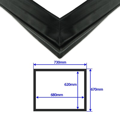 ECHTE TÜRDICHTUNG DICHTUNG 932586 KÜHLSCHRANK UNTERTISCH KÜHLSCHRANK 730 mm x 670 mm