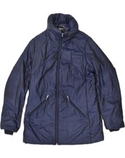 Australian Womens Windbreaker Jacket Eu 44 Xl Navy Blue Polyester Zx02