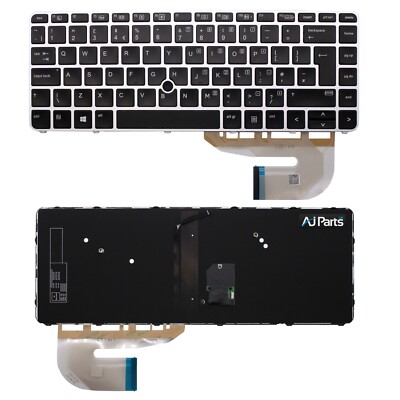 NEU HP ELITEBOOK 740 745 G3 745 840 G3 G4 UK TASTATUR MIT HINTERGRUNDBELEUCHTUNG + RAHMEN 836307-031