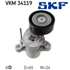 Tensioner pulley, V-ribbed belt SKF VKM34119 for Ford Fiesta VI