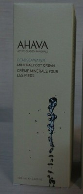 AHAVA DEADSEA WATER MINERAL FOOT CREAM 3.4 OZ