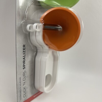 Kuhn Rikon Click-n-curl Spiralizer Set With Straight & Julienne