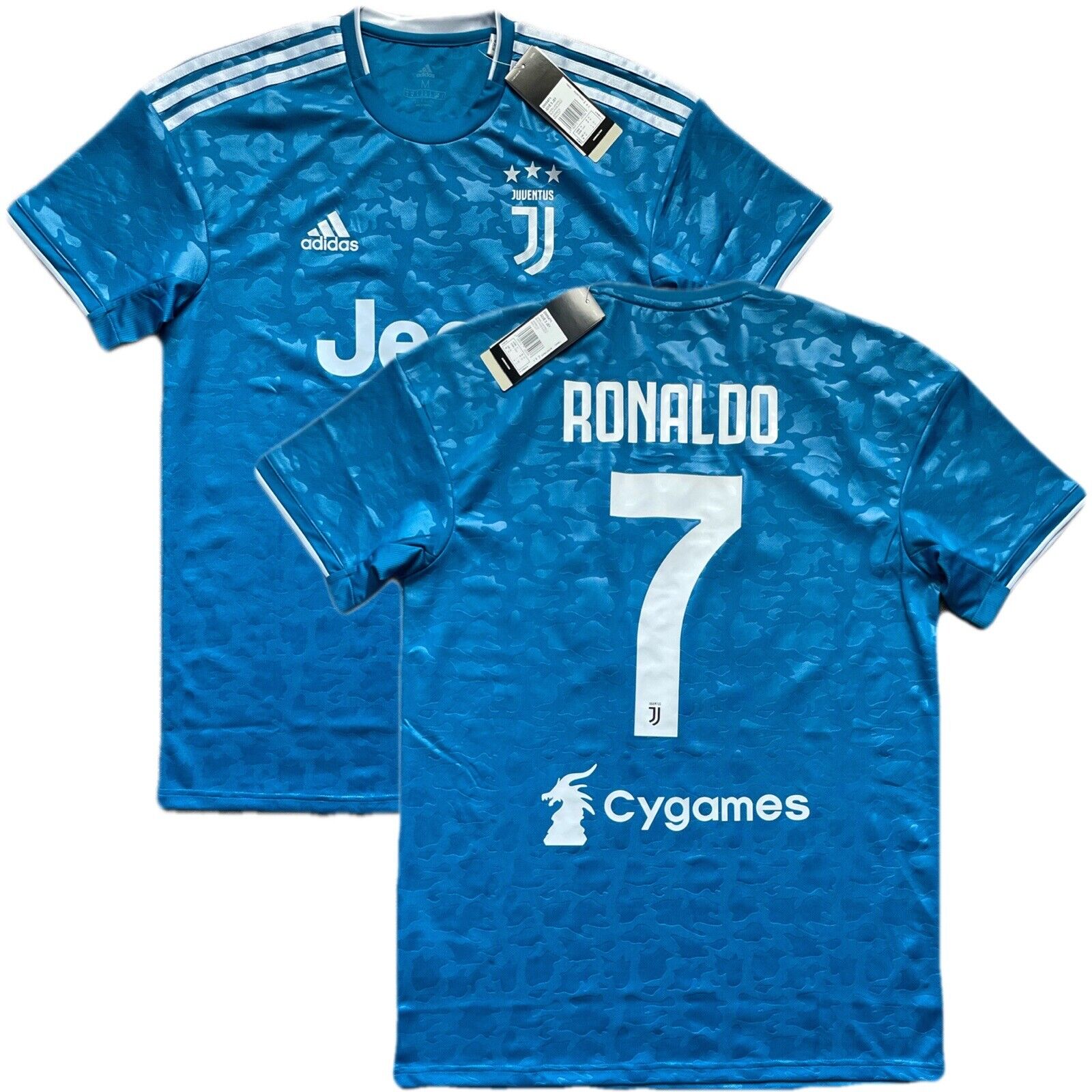 Alas Civilizar valor 2019/20 Juventus Third Jersey #7 Ronaldo Medium Adidas Cygames CR7 NEW |  eBay