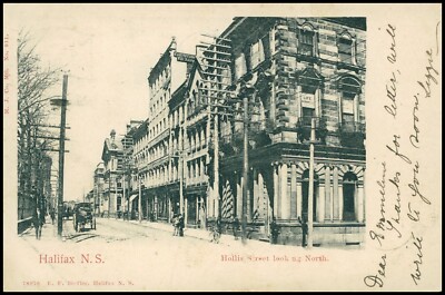Kanada: Hollis Street, Halifax, Nova Scotia. Post 1904.