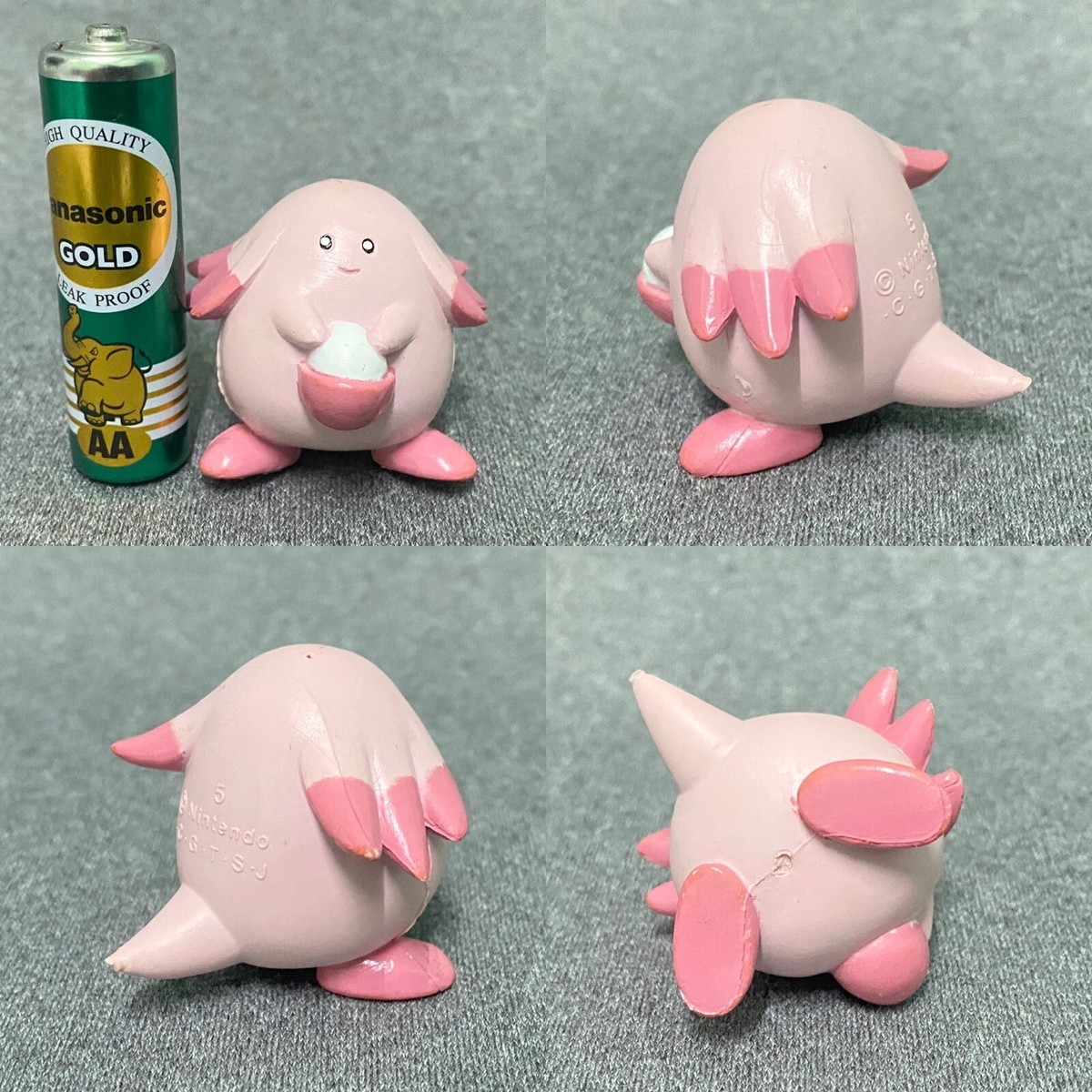 Chansey Clefairy Pokemon monster Figure Furuta Keychain Collection