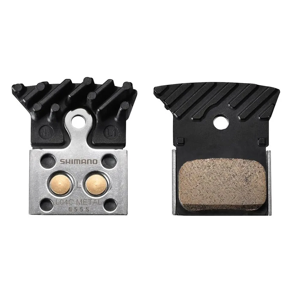 Shimano L04C Metal Ice-Tec Disc Brake Pad BR-R9170 R8070 R7070 RX810 RX400 R9270 Foto 3 de 4