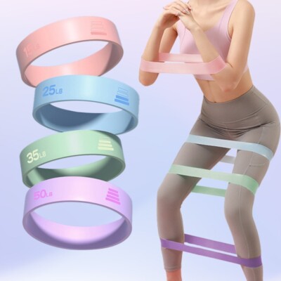 Yoga Elastischer Ring Übungen Hüftheben Fitness Silikon Gummibänder Training