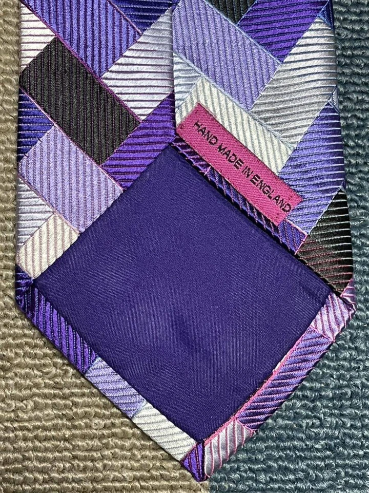 Vestido clásico de lujo multicolor 38 DUCHAMP USADO seda 100 % para hombre Foto 3 de 4