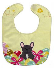 Brindle French Bulldog Easter Eggs Design Infant Baby Bib NEW BB6009BIB