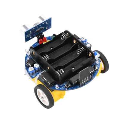 Ultrasonic Obstacle Avoidance Robot Car Kit 51 Microcontroller