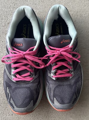 Asics Gel Nimbus 19 Womens Running Walking Shoes Gray Athletic Sneaker Size 8.5