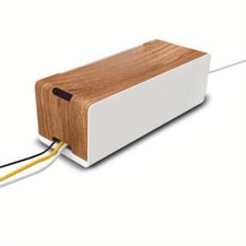 Cable Management Boxes - Wooden wire organizer boxes to hide power strips