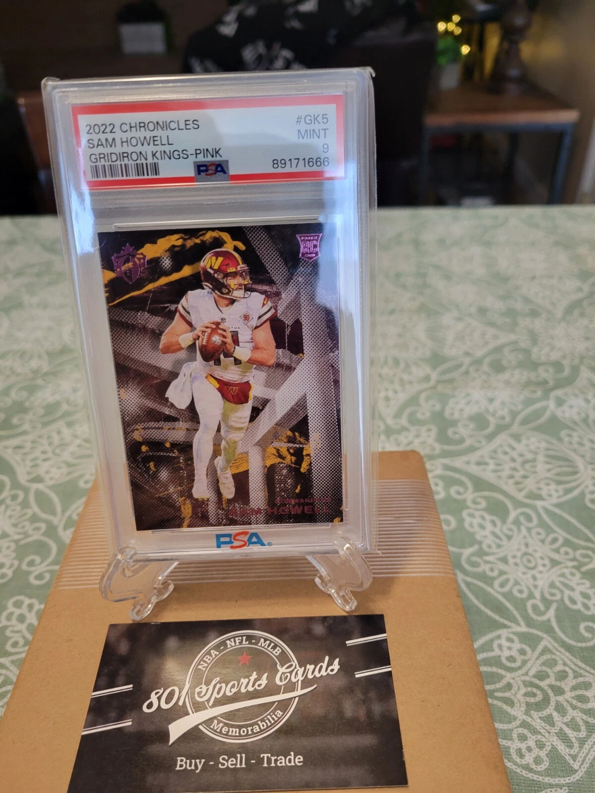 Sam Howell Panini Chronicles Gridiron Kings #GK5 Pink