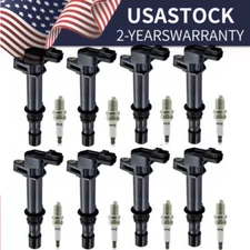8X OEM Ignition Coil & 8X Iridium Spark Plugs For Dodge Ram 1500 Jeep 4.7L UF270