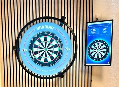 Autodarts Komplett Set, Lichtring mit Kamerahalter   Diamant Optik   Autodart