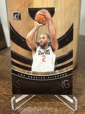 19-20 Panini Clearly Donruss Clearly Star Gazing Kawhi Leonard #6 L.A. Clippers