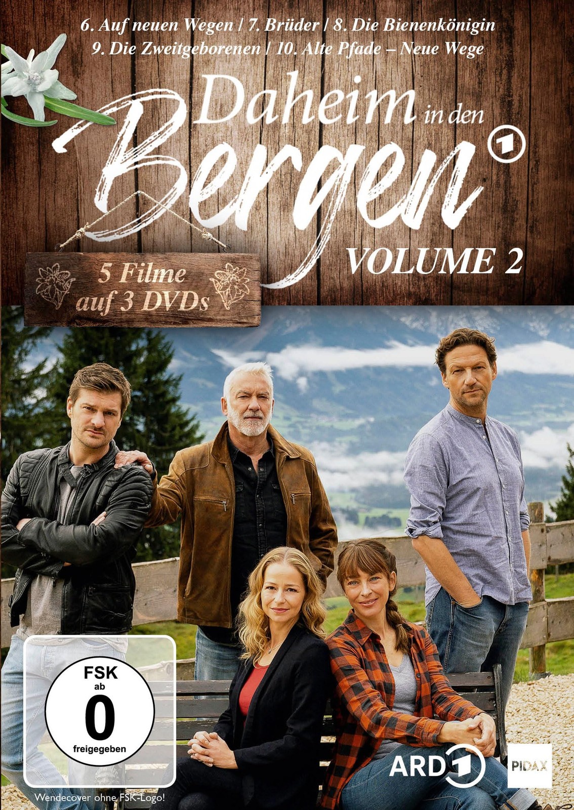 Daheim in den Bergen, Vol. 2 / Weitere 5 Spielfilmfolgen der beliebten Alp (DVD)