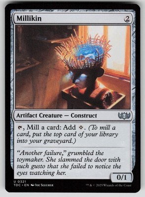 Millikin Normal U Commander: Tarkir: Dragonstorm 321 NM