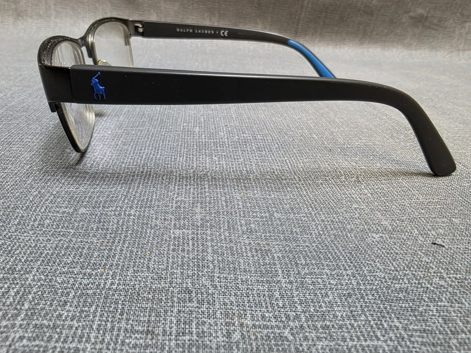 GAFAS POLO RALPH LAUREN PH 1171 9157 NEGRAS AZULES AUTÉNTICAS 53-17 145 Foto 2 de 4