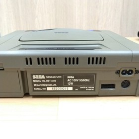 Sega Saturn Console Japan Gray with 2 Light Virtua Gun Controllers & 3 Games