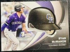 RYAN MCMAHON 2022 Topps Commemorative Batting Helmet Relics #BH-RMC ROCKIES