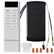 Universal Ceiling Fan Light Remote Control Kit- AC Motor, 3-Speed, Replacemen...