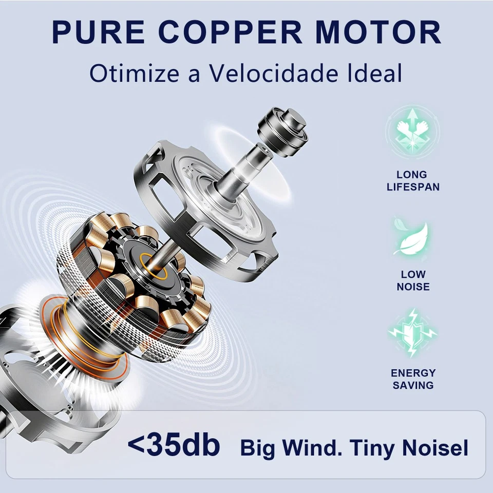 40/52/60/72 Inch Ceiling Fan Noiseless Reversible with Lights and Remote - Image 4 of 4