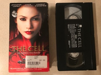 The Cell (VHS, 2000) Jennifer Lopez, Vince Vaughn, Vincent D'Onofrio
