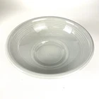 Homer Laughlin Fiesta Ware Pedestal 9.75" Serving Bowl USA Gray (Pearl)