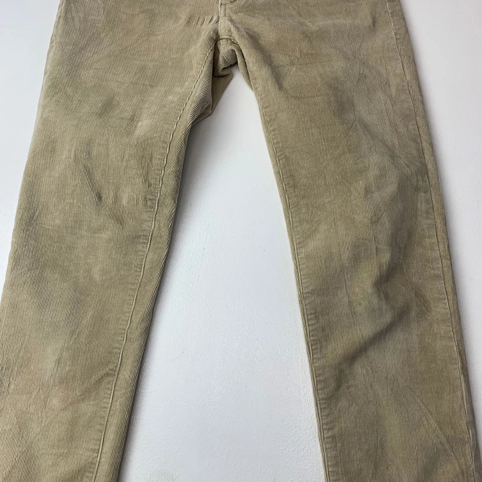 Jeans ajustados de pana Patagonia algodón orgánico caqui beige para mujer 29 x 31 Foto 4 de 4