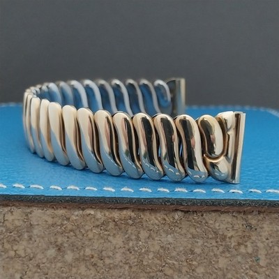 Vintage 5/8'' Bristol Short Gold-Filled Classic Stretch Unused 1940s Watch Band