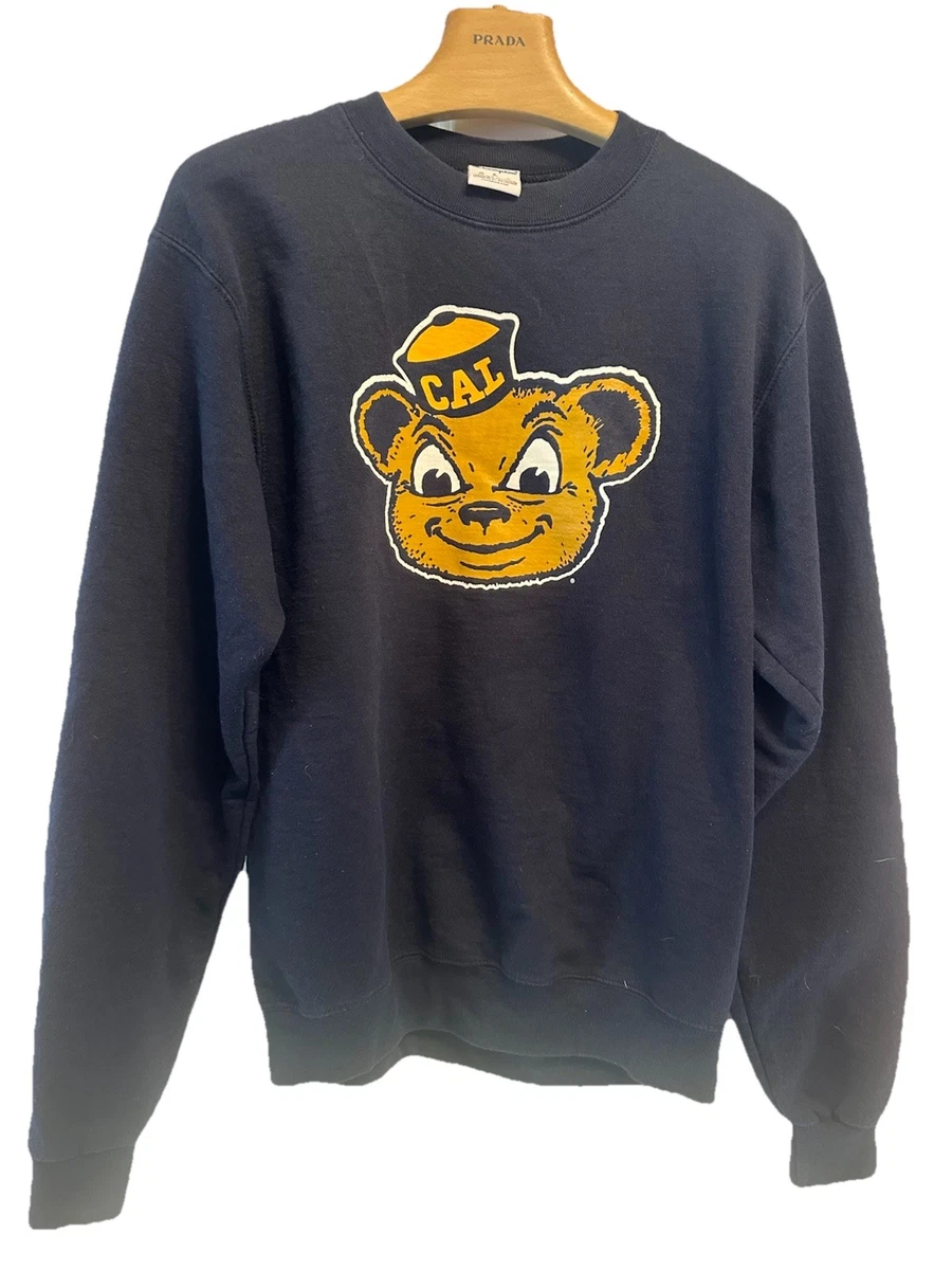 Sweat Vintage Années 90 – University Of California Berkeley Bears – Colorblock – Taille L