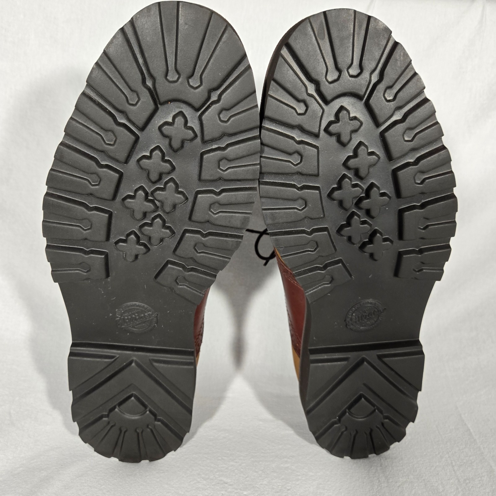 RARE Vintage 1985 TOMMY HILFIGUER Old Stock Brown Leather Oxford Shoes Men's 12M