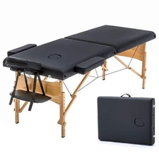 Bestmassage Massage Bed Portable Massage Table 28 Inche Wide Lash Bed 