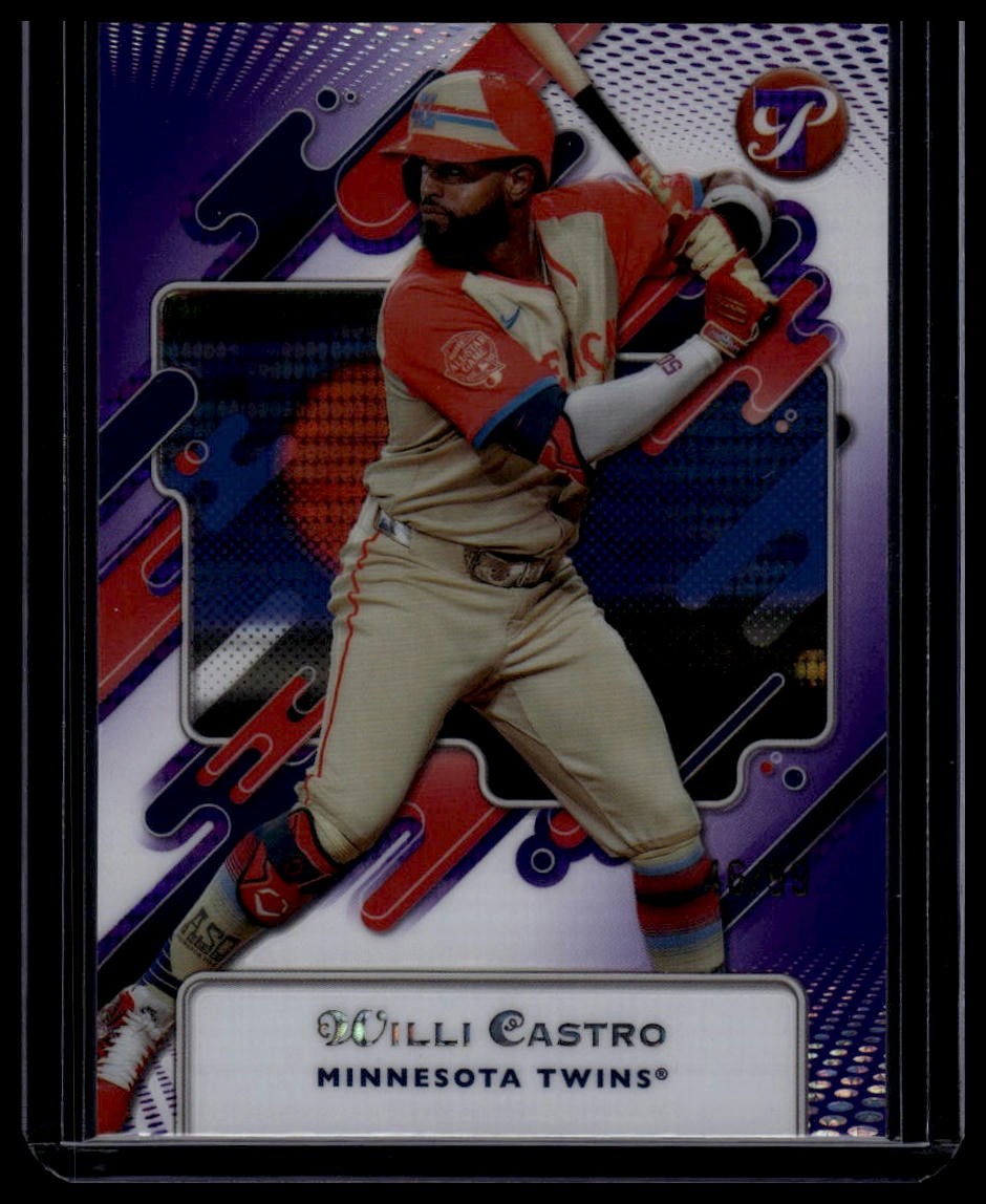 2025 Topps Pristine #296 Willi Castro Purple Refractor #/99