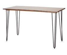 Zorras Matt walnut effect Desk (H)73cm (W)120cm (D)60cm