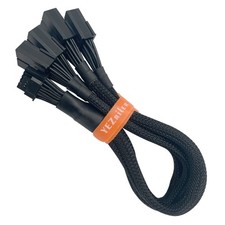 PCIe 5.0 Extension Cable 16 Pin to 4X 8 Pin Female GPU 12VHPWR 13.6in 34.5cm